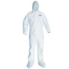This Kimberly Clark Kleenguard Chemical Resistant Coverall