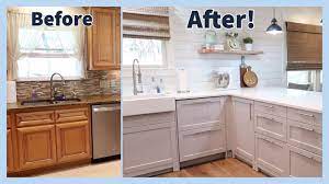 diy small kitchen remodel before and