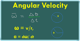 Angular Velocity Formula Dimension