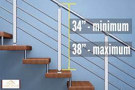 what height should handrail be on stairs