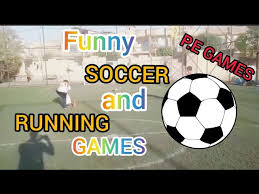 funny running and soccer games for