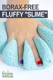 how to make fluffy slime without borax