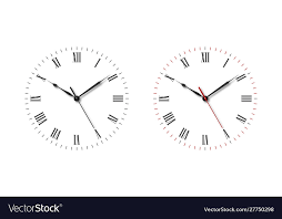 Classic Simple Wall Clock Or Watch Dial