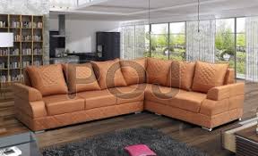 leather corner sofa set poj furniture