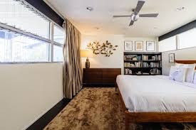 A wooden bedroom is an epitome of an earthy interior decor, and it's no less earthy when the design is we start with this awesome bedroom design by plasterlina. Best 60 Modern Bedroom Dark Hardwood Floors Design Photos And Ideas Dwell
