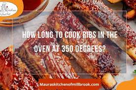 cook ribs in the oven at 350