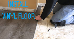 how to install vinyl floors without