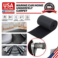 1 2sqm black ribbed bunk carpet marine