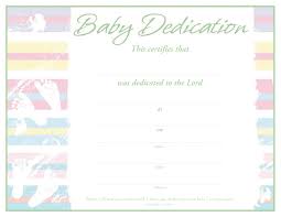 Free Baby Dedication Certificate Download Under Fontanacountryinn Com