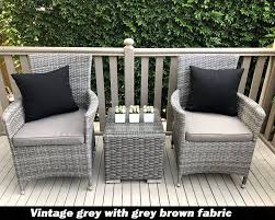gartemoebe wicker patio chairs with