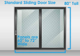 sliding door dimensions standard sizes