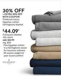 fieldcrest luxury egyptian cotton