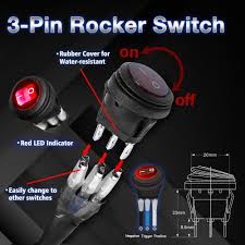 On off switch wiring, is the ever elusive toggle switch or rocker switch type that can stump the best of us when it comes to wiring. 12ft 16 Awg Relay Wiring Harness With On Off Switch 1 Lead 2 Lead Primelux Lights