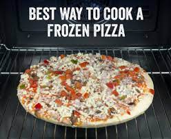 the best way to cook a frozen pizza