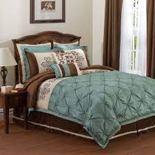 turquoise and brown bedding ideas