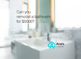can you remodel a bathroom for 5000