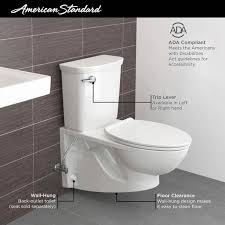 Be sure you call out the size of each pipe shown on your rough in plumbing diagram. Glenwall Vormax Wall Hung Elongated Commercial Toilet American Standard