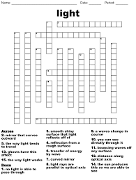 light crossword wordmint