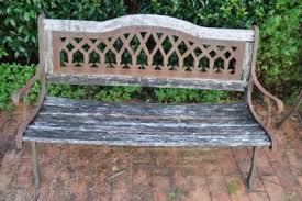 Garden Bench Cast Iron Antique Needs