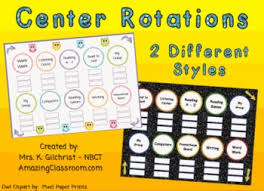 Center Or Station Rotation Charts For Smartboard Smart Notebook