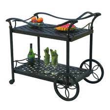 Outdoor Tea Cart Patio Furniture Cast