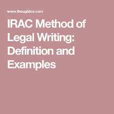 Battery, according to common law is the tort. How To Use The Irac Method Of Legal Reasoning And Analysis Studying Law Law School Paralegal Career