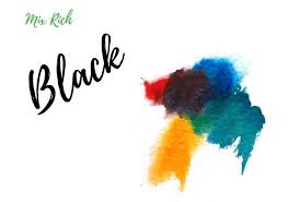 how to mix rich black in watercolor