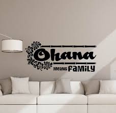 Ohana Means Family Wall Decal Sign Lilo