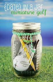 mini golf mason jar gift mason jar