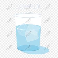 Ice Cube Glass Cup Vector Material Free
