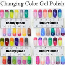Upgraded Fast Changing Gel Color Chameleon Nail Gel Polish Soak Off Uv Led Color Changed Temperature Difference Perfect Match Mood Reaction Nail