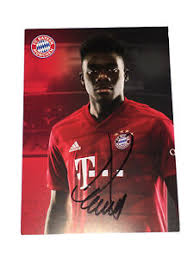 Find authentic autographed cards at fanatics authentic official online store. Alphonso Davies 2019 20 Official Hand Signed Fc Bayern Munchen Autograph Card Ebay