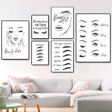 fashion beauty makeup poster painting