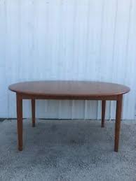 Maybe you would like to learn more about one of these? Danish Modern Oval Shaped Teak Dining Table With 2 Leafs Ebay