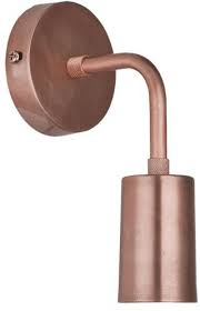 Sleek Edison Wall Light Copper Sl