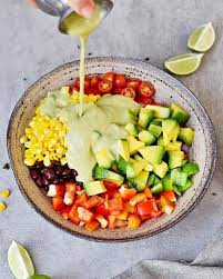 mexican avocado salad vegan elavegan
