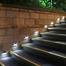 Upgraded 3 Led Gvshine 8 Pack 3 Led Solar Bright Step Light Stairs Pathway Deck Garden Lamps Stainless Steel Wall Yard Outdoor Fence Illuminates Patio Lamps Lighting Waterproof Solar Power Light Amazon Com