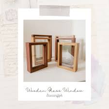 5 To 10 A4 Wooden Box Double Glass