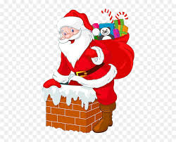 Download the santa claus, holidays he travels around the globe on his sleigh pulled by reindeer and his elves help him to make the presents. Santa Claus Christmas Chimney Png File Santa Claus In Chimney Png Transparent Png Vhv