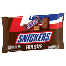 snickers chocolate fun size