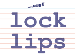 what does lock lips mean learn