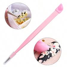 1pc pink double ended tweezers