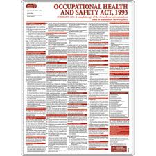 Occupational Health Safety Ohs Act Poster
