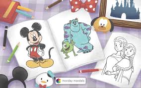500 disney coloring pages free pdf