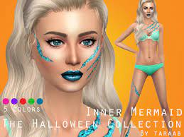 inner mermaid body makeup