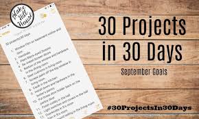 30 Projects In 30 Days The Finale