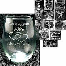 Personalized 9oz Stemless Wine Glasses