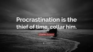 procrastination is the thief of time essay 