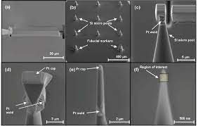 dual beam fib microscopy based sample