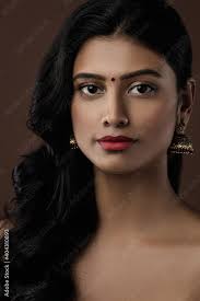 indian woman with beautiful makeup